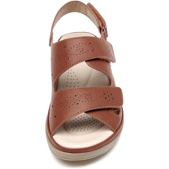 Women's Sandals Open Toe Arch Support Slides - Picture 4 of 7